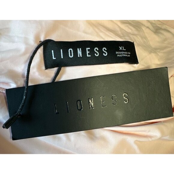 LIONESS Glory Mini Dress in Blush XLarge New Womens Long Sleeve Pink - Picture 7 of 14